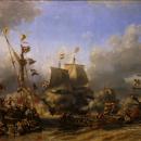 A holland flotta festményen