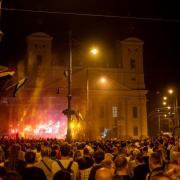 Sok ezren énekelték az ismert dallamokat  Fotó: Debreceni Virágkarnevál