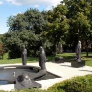 A filozófusok kertje szoborcsoport a Gellért-hegyen