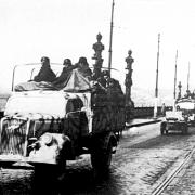 Német katonák a Margit hídon