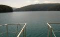 Kozjak-tó a kishajóról