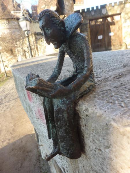 Kolodko Mihály Drakula-szobra a budapesti Vajdahunyad várában  Fotó: Kovács Oroszlán Katalin