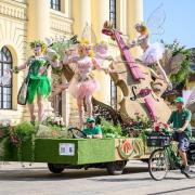 A győztes virágkocsi  Fotó: dehir.hu